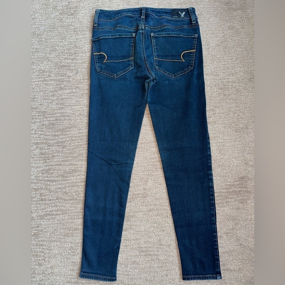 AE Ne(x)t Level Low-Rise Skinny Super Stretch Jegging Size 6 Regular - Picture 3 of 11